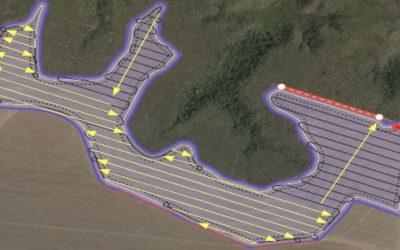 Simulating efficiency of section control for different size bars using Verge Technologies software